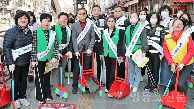 최호권 영등포구청장, ‘청정 대림동 만들기’ 캠페인 및 청소 봉사 활동 펼쳐