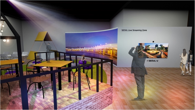대만 서울 홍보부스 내 ‘라이브 스트리밍 존’ 구상도