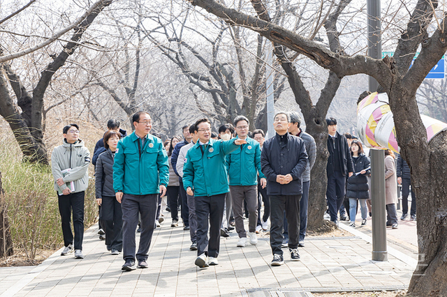 최호권 영등포구청장, ‘2026 영등포 여의도 봄꽃축제’ 현장점검