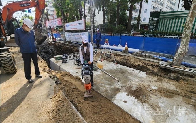 영등포구, ‘하수관로 구조개선공사 ’본격 추진