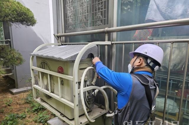 영등포구, ‘에어컨 실외기 차양막 설치’ 2,000가구 지원